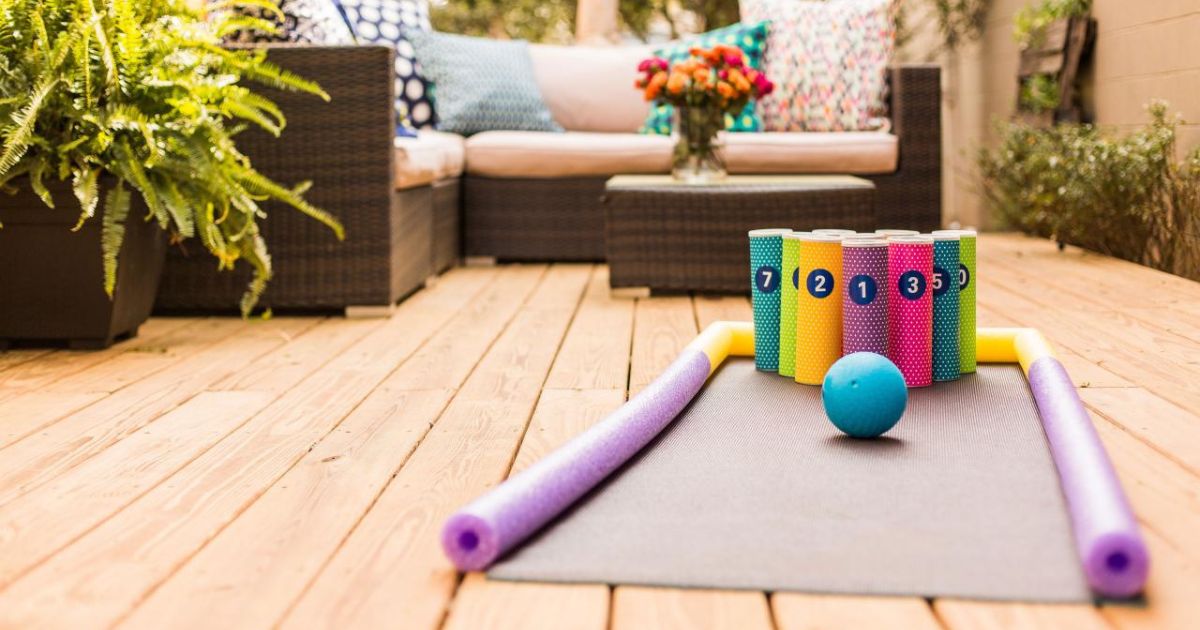 Garden Bowling Party Game