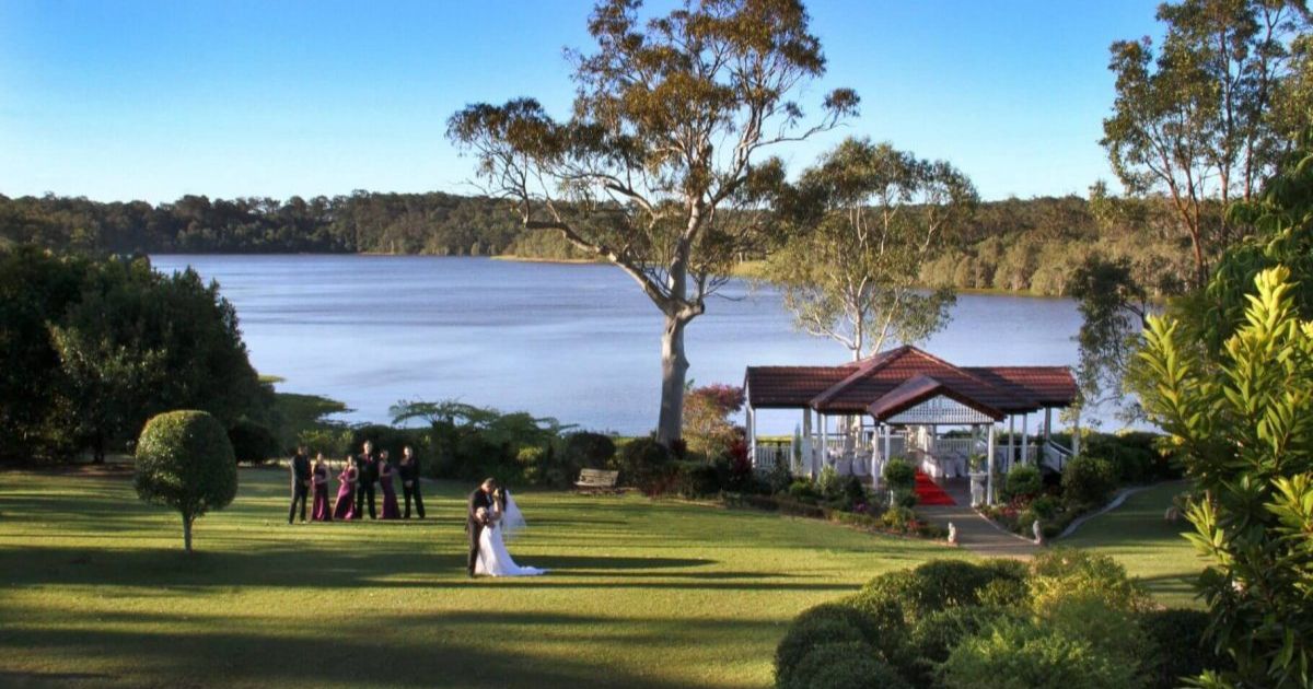Outdoor party venue in Brisbane called Cherbon Waters