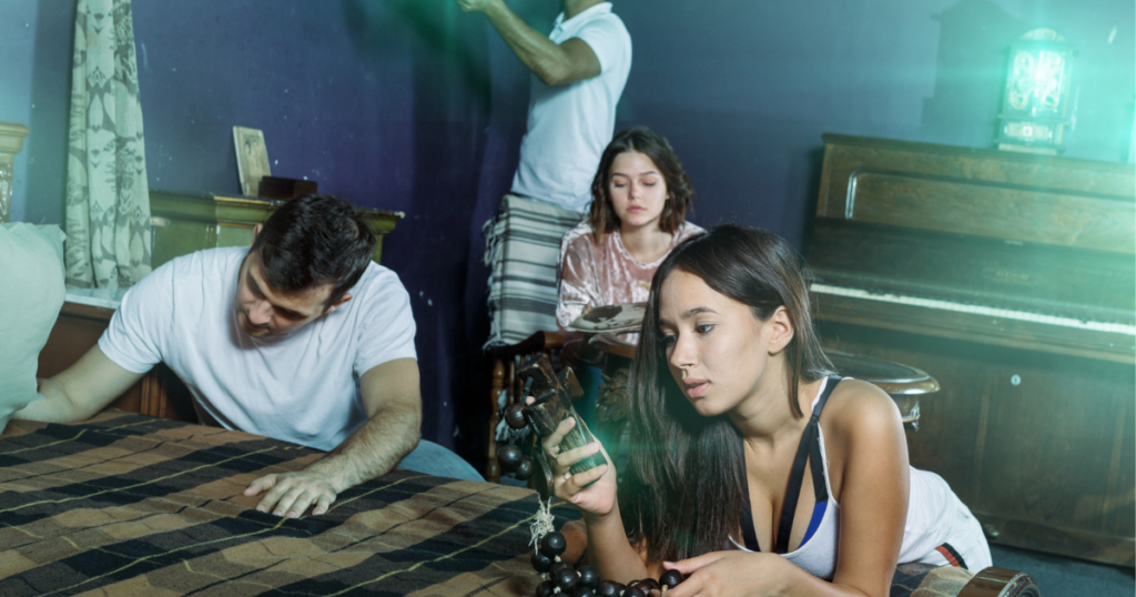 Escape room party entertainment