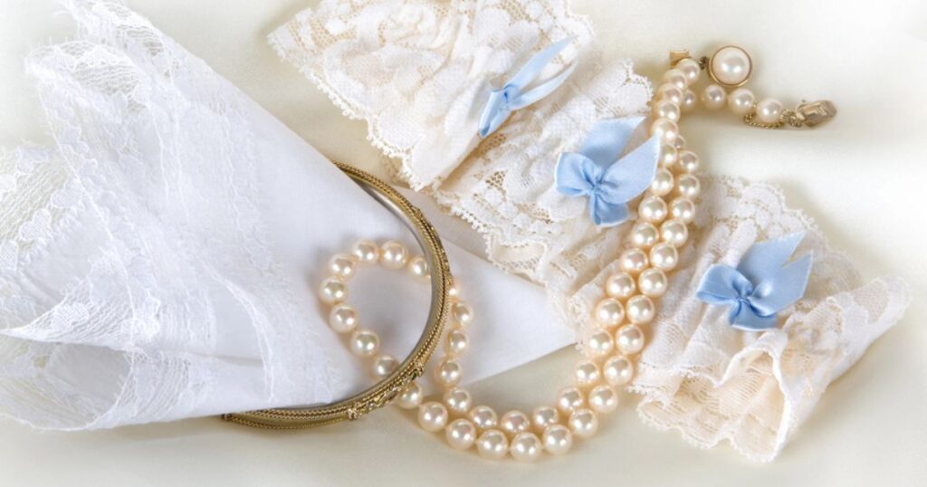 Something blue wedding tradition