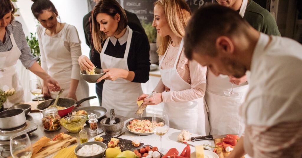 Cooking class eofy party