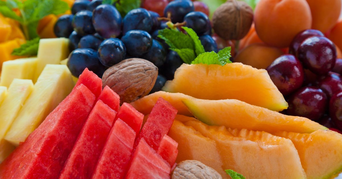 fruit platter party dish