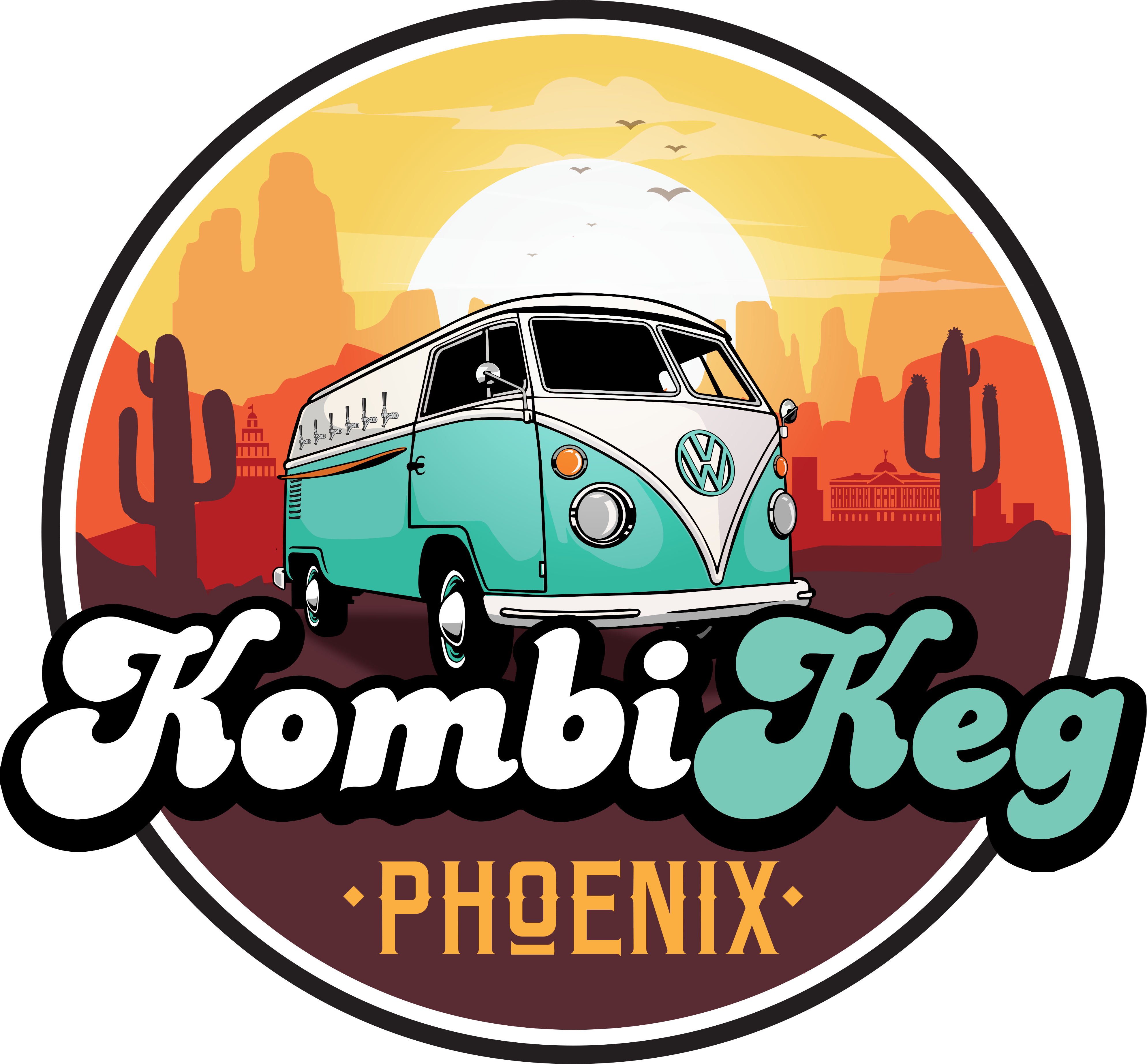 Mobile Bar Hire Phoenix Arizona | Kombi Keg USA AZ