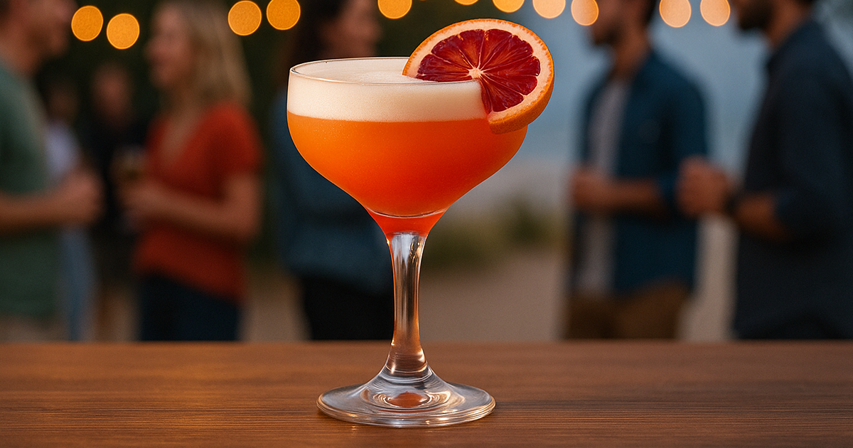 Tasty Blood Orange Tequila Sour