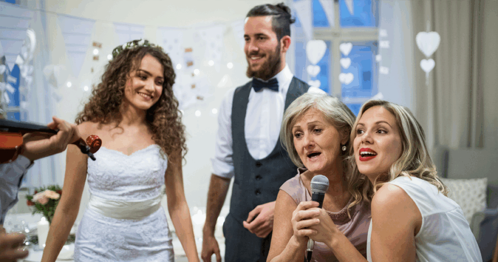 Weddings Guests partying at a Bundaberg Wedding