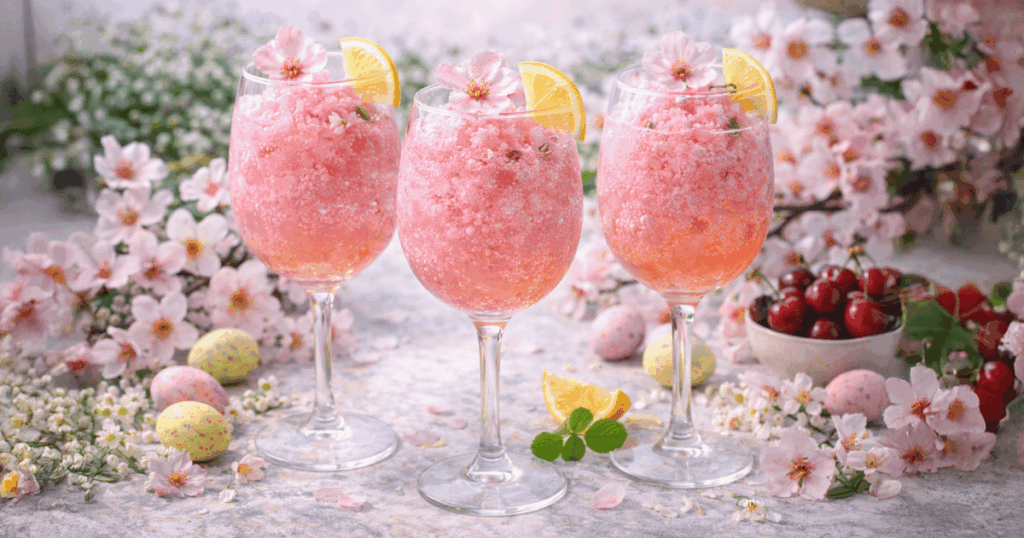 Frozen Cherry Blossom Spritz