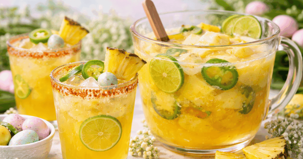 Spicy Pineapple Easter Margarita Jug