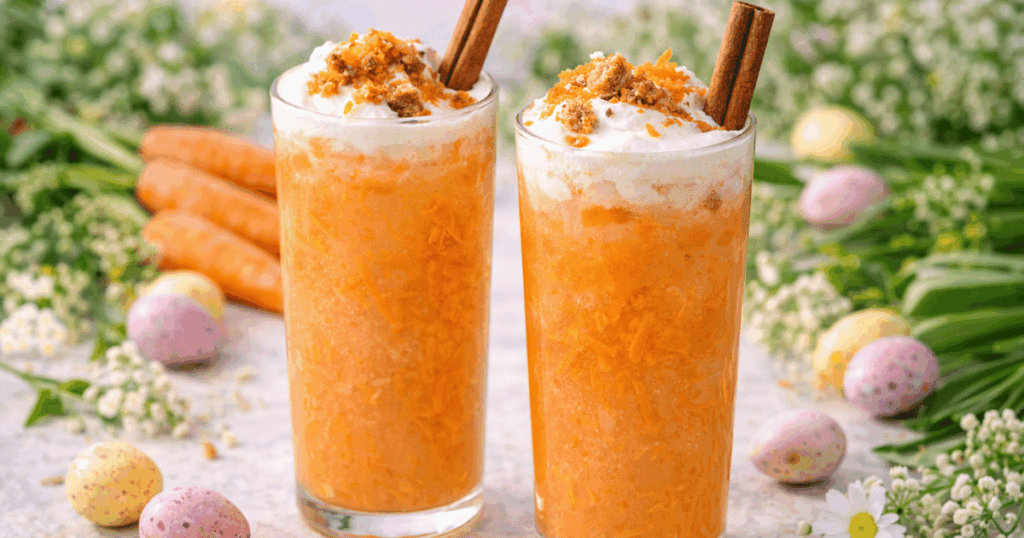 Carrot Cake Cream Soda Mocktail