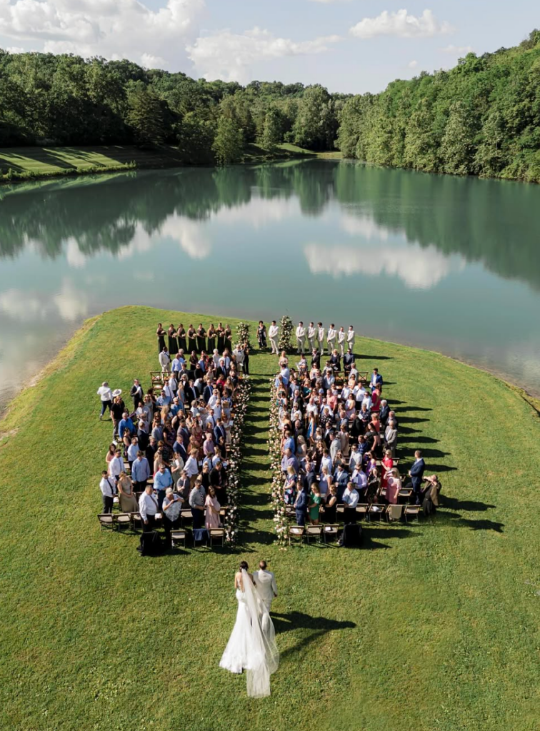 Indie Hollow - Aerial Ceremony Photo