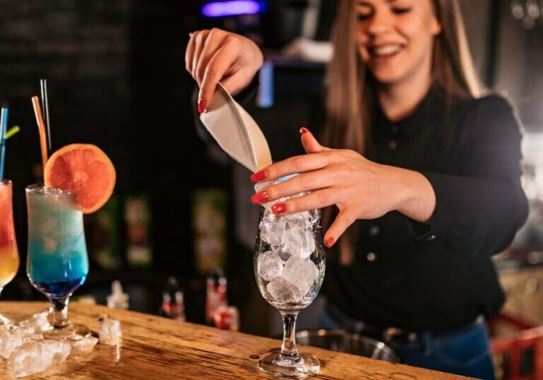 DIY Cocktail making class for an engagement party